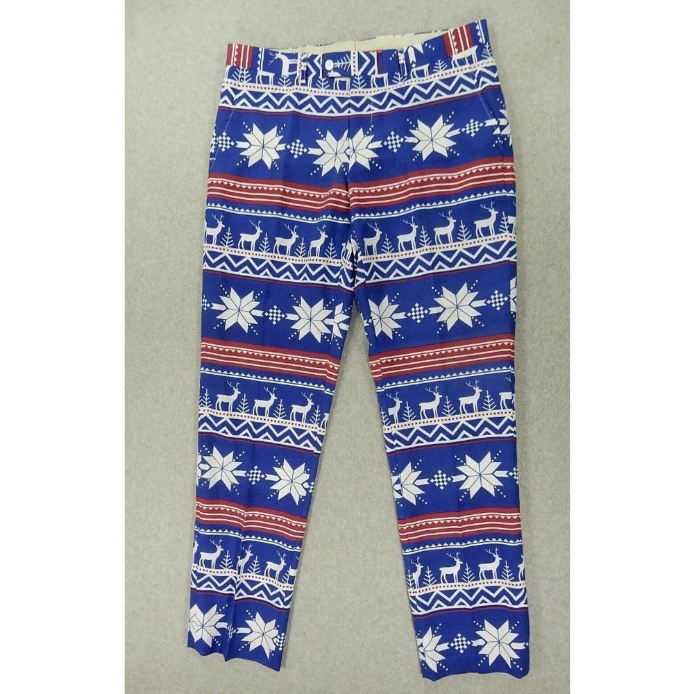 OppoSuits RUDOLPH Christmas Suit Pants Mens 34x33